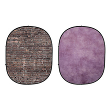 Collapsible Backdrop (Grunge Brick/Purple) kit Image 0