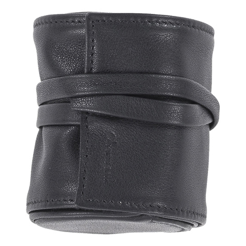 Donau Cowhide Leather Lenswrap (Medium, Black) Image 7