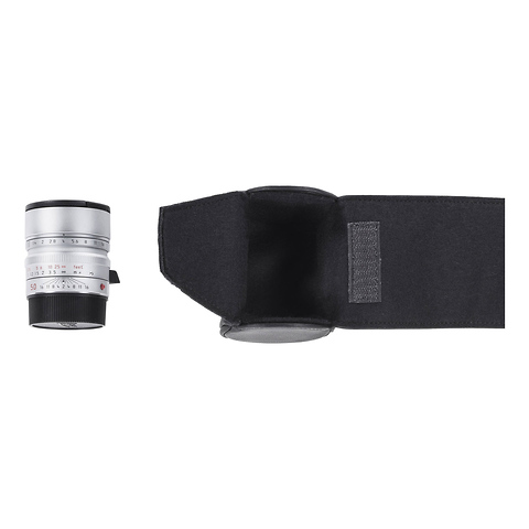 Donau Cowhide Leather Lenswrap (Medium, Black) Image 1