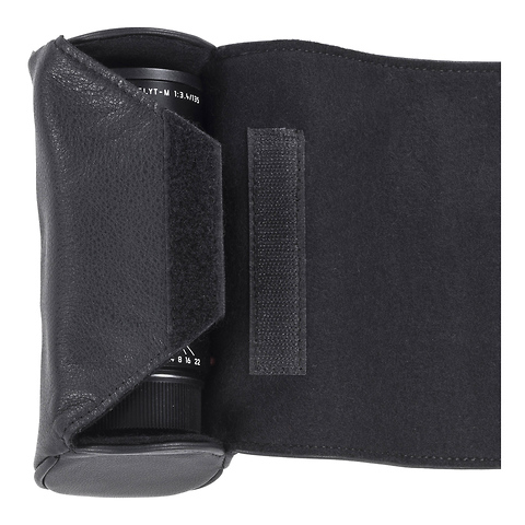 Donau Cowhide Leather Lenswrap (Large, Black) Image 3