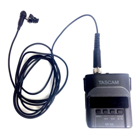DR-10L Digital Audio Recorder with Lavalier Mic Image 1