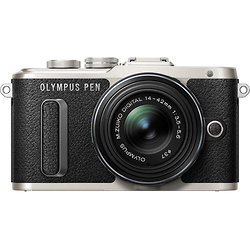 Olympus PEN E-PL8 Mirrorless Micro Four Thirds Digital Camera with 14-42mm Lens (Black) Image