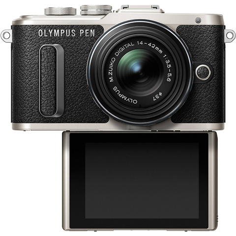 PEN E-PL8 Mirrorless Micro Four Thirds Digital Camera with 14-42mm Lens (Black) Image 2