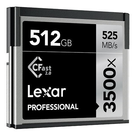512GB Professional 3500x CFast 2.0 Memory Card Image 1