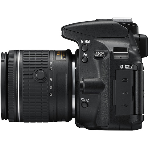 D5600 Digital SLR Camera with 18-55mm & 70-300mm Lenses (Black) Image 4