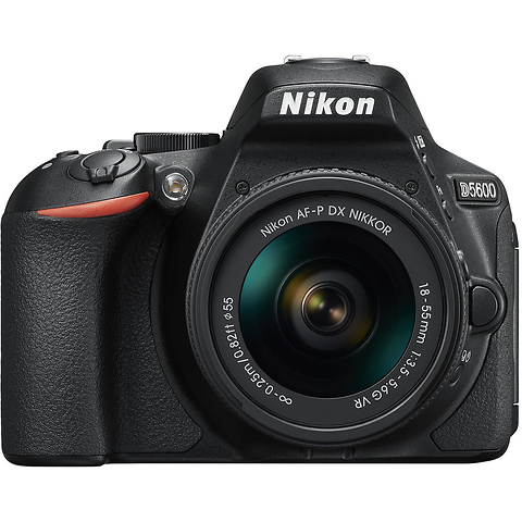 D5600 Digital SLR Camera with 18-55mm Lens (Black) Image 1