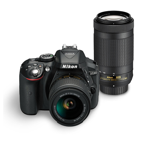 D5300 Digital SLR Camera Dual Lens Kit Image 0