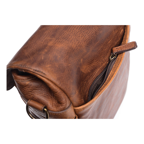 Bond Street Leather Camera Bag (Antique Cognac) Image 4