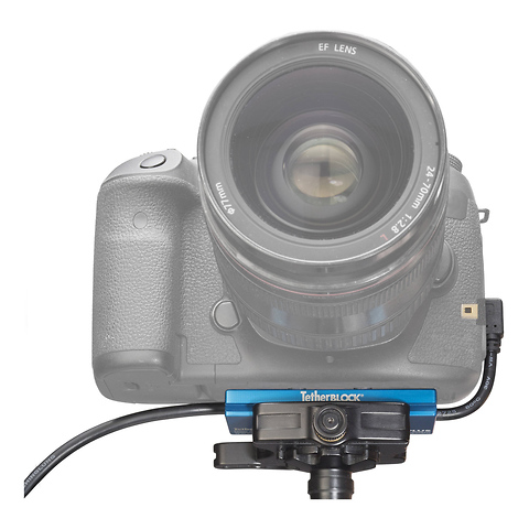 QR Plus Arca-Type Quick Release Plate for Tethered Photography (Blue) Image 3