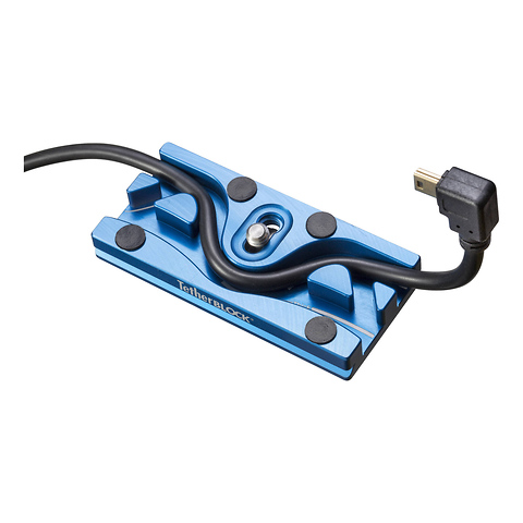 QR Plus Arca-Type Quick Release Plate for Tethered Photography (Blue) Image 1