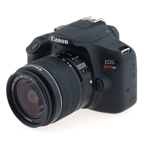 EOS Rebel T6 DSLR Camera w/ EF-S 18-55mm IS II Lens - Pre-Owned Image 0