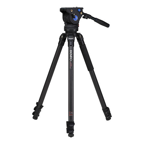 C373F Series 3 Carbon Fiber Video Tripod & BV6 Head Image 0