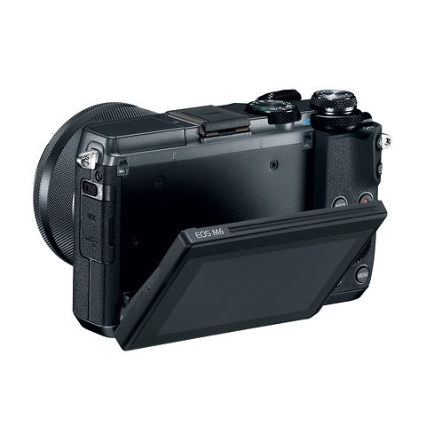 EOS M6 Mirrorless Digital Camera with 15-45mm Lens (Black) Image 5