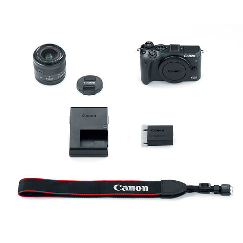 EOS M6 Mirrorless Digital Camera with 15-45mm Lens (Black) Image 7