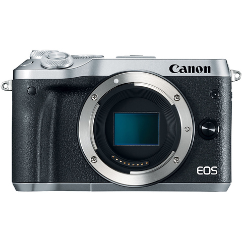 EOS M6 Mirrorless Digital Camera Body (Silver) Image 0