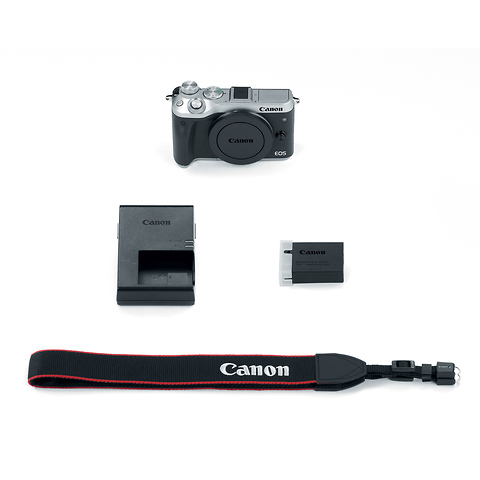 EOS M6 Mirrorless Digital Camera Body (Silver) Image 2