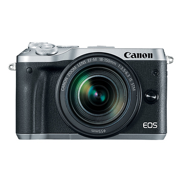 EOS M6 Mirrorless Digital Camera with 18-150mm Lens (Silver)