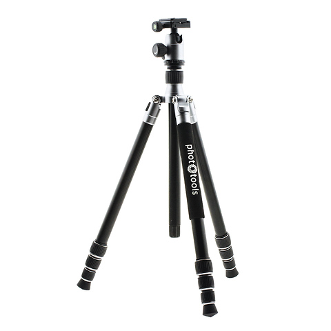 Aluminum Travel Tri-Monopod (Silver) Image 0