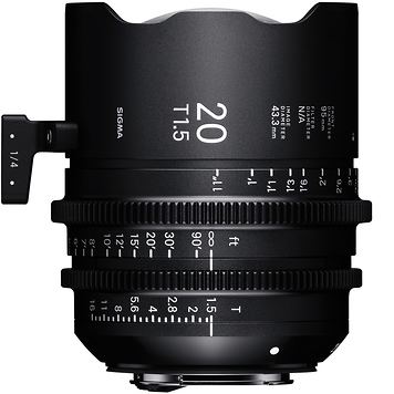 20mm T1.5 FF High Speed Prime Lens for Sony E Mount