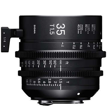 35mm T1.5 FF High Speed Prime Lens for Canon EF Mount