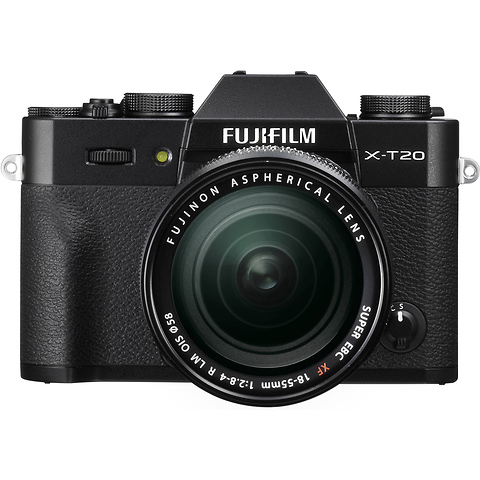 X-T20 Mirrorless Digital Camera with 18-55mm Lens (Black) Image 0