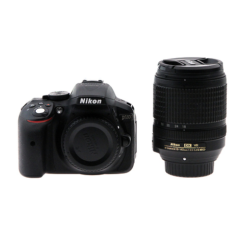 D5300 Digital SLR Camera with 18-140mm Lens - Black - Open Box Image 2