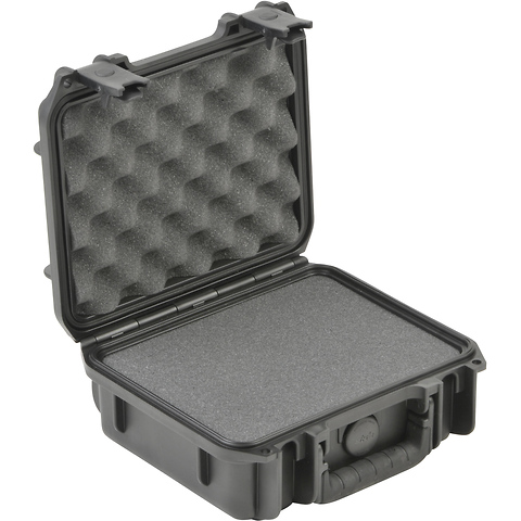 3I-0907-4-C Small Mil-Std Waterproof Case 4 in. Deep with Cubed Foam (Black) Image 0