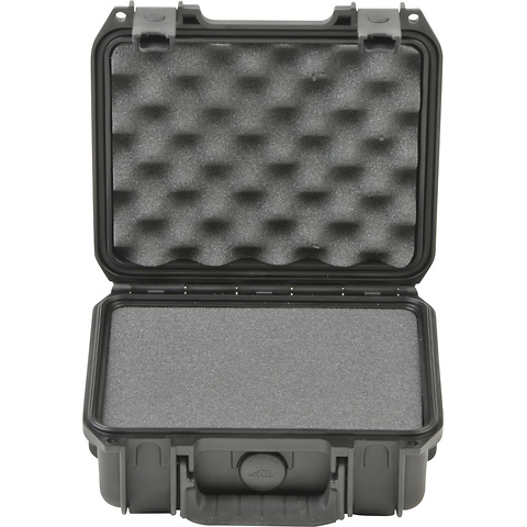 3I-0907-4-C Small Mil-Std Waterproof Case 4 in. Deep with Cubed Foam (Black) Image 1