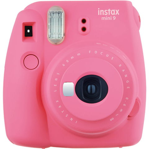 Instax Mini 9 Instant Film Camera with Case, Photo Album, and Film (Flamingo Pink) Image 1