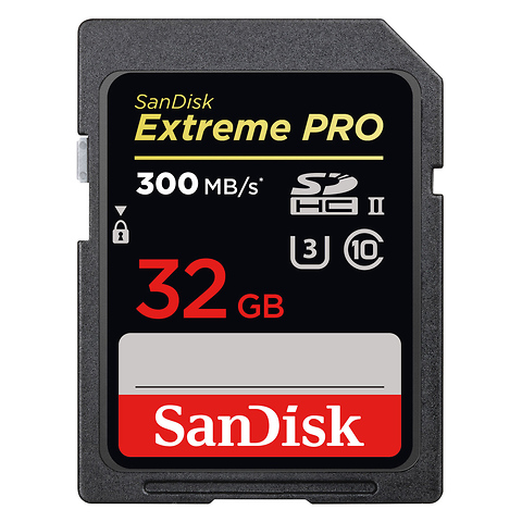 32GB Extreme PRO UHS-II SDHC Memory Card Image 0