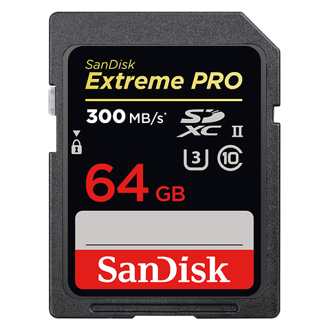 64GB Extreme PRO UHS-II SDXC Memory Card - FREE with Qualifying Purchase Image 0