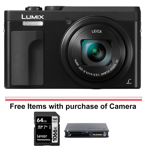 LUMIX DC-ZS70 Digital Camera (Black) Image 0