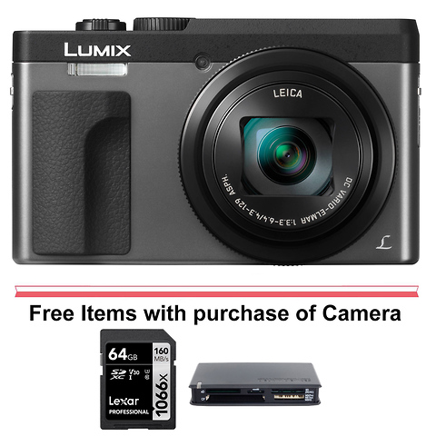 LUMIX DC-ZS70 Digital Camera (Silver) Image 0