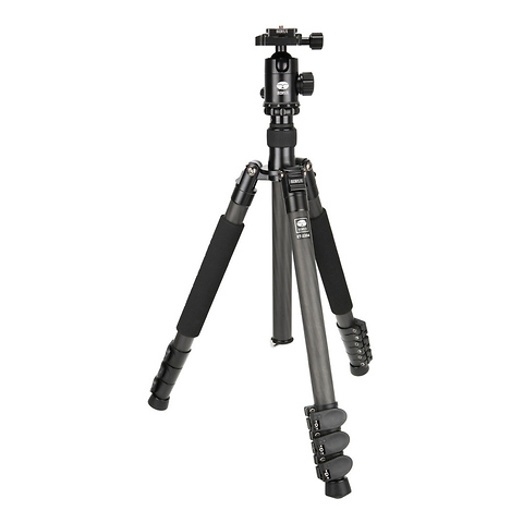 ET-2204 Carbon Fiber Tripod with E-20 Ball Head Image 0