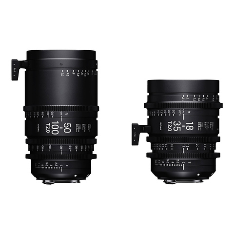 18-35mm and 50-100mm Cine High-Speed Zoom Lenses for Canon EF Mount with Case Image 0