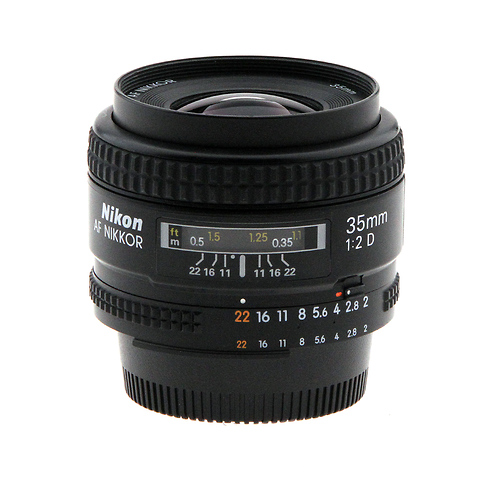 AF Nikkor 35mm f/2D Autofocus Lens - Pre-Owned Image 0