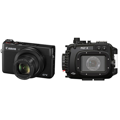Canon PowerShot G7 X Digital Camera & Fantasea FG7X Underwater Housing Kit Image 0