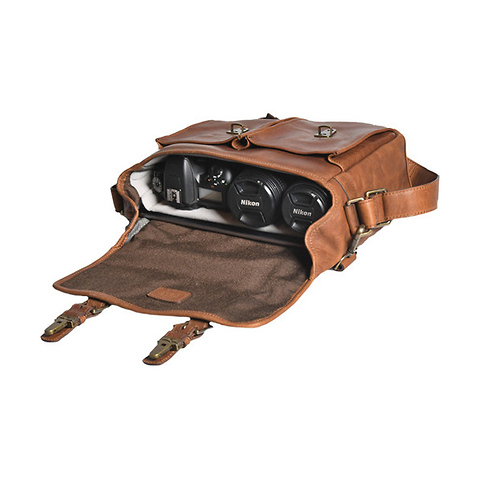 100th Anniversary Premium Leather Bag Antique Cognac (Open Box) Image 1