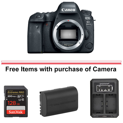 Canon EOS 6D Mark II Digital SLR Camera Body