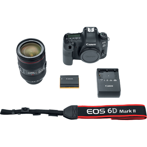 EOS 6D Mark II Digital SLR Camera with 24-105mm f/4.0L Lens - Open Box Image 8