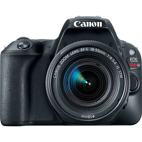 EOS Rebel SL2 Digital SLR with EF-S 18-55mm f/4-5.6 IS STM Lens (Black) Image 0