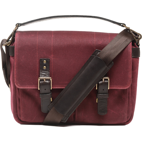 Prince Street Camera Messenger Bag (Crimson, Waxed Canvas) Image 0