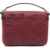 Prince Street Camera Messenger Bag (Crimson, Waxed Canvas) Thumbnail 3