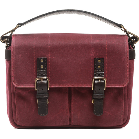 Prince Street Camera Messenger Bag (Crimson, Waxed Canvas) Image 2