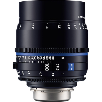 CP.3 100mm T2.1 Compact Prime Lens (PL Mount, Feet)