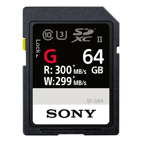 64GB SF-G Series UHS-II SDXC Memory Card Image 0