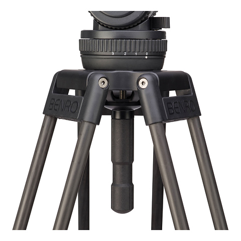 C674TM Carbon Fiber Tandem-Leg Video Tripod (100mm Bowl) Image 4