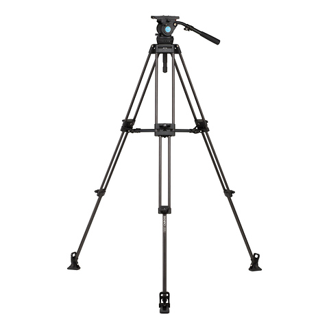 C674TM Carbon Fiber Tandem-Leg Video Tripod (100mm Bowl) Image 1