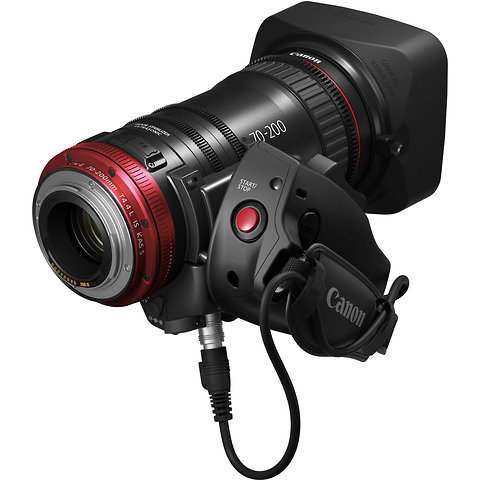 CN-E 70-200mm T4.4 Compact-Servo Cine Zoom Lens (EF Mount) with ZSG-C10 Zoom Grip Image 5