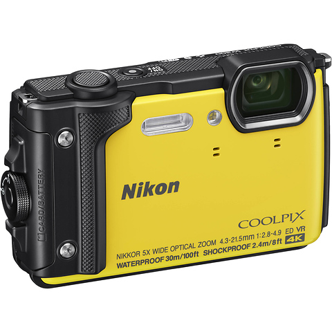 COOLPIX W300 Digital Camera (Yellow) Image 2